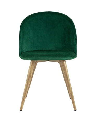 Стул Лион велюр с ромбами зеленый (Стул Лион зеленый)