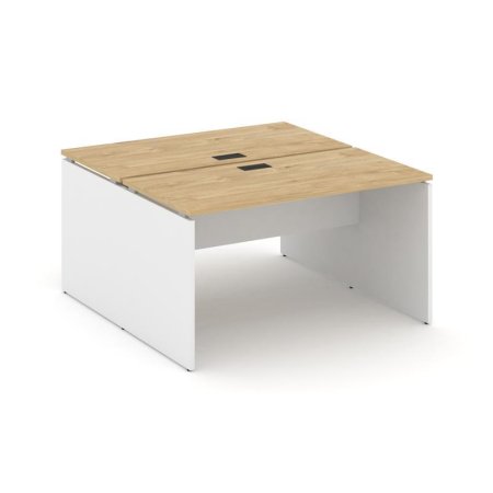 Рабочая станция 2-х сторонняя SN-D.DRS-021 (980х1632х750) (Тиквуд Светлый/Белый)