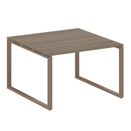 Переговорный стол 1 столешница Metal System Style БО.ПРГ-1.2 1200x1235x750 (Вяз/Мокко металл)