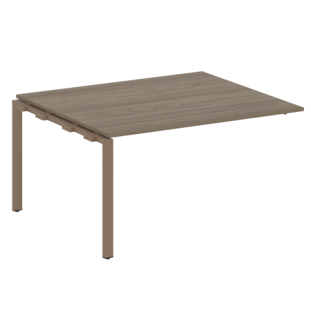 Проходной наборный элемент переговорного стола Metal System Style БП.ППРГ-3 1400x1235x750 (Вяз/Мокко металл)