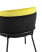 Стул Дабл велюр черный с желтой вставкой (Стул Дабл черный, желтый) Стул Дабл велюр черный с желтой вставкой (Стул Дабл черный, желтый)