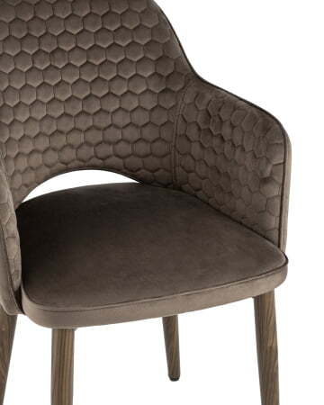 Стул Венера Хани велюр коричневый ножки дерево (Стул Венера Хани коричневый) Стул Венера Хани велюр коричневый ножки дерево (Стул Венера Хани коричневый)