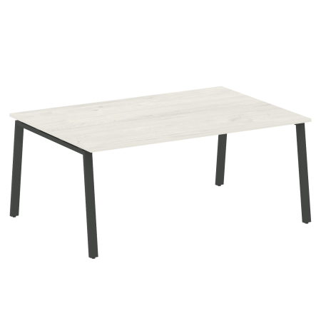 Стол для переговоров (1 столешница) на А-образном м/к Metal System Style БА.ПРГ-1.5 1800x1235x750 (Дуб наварра/Антрацит металл)