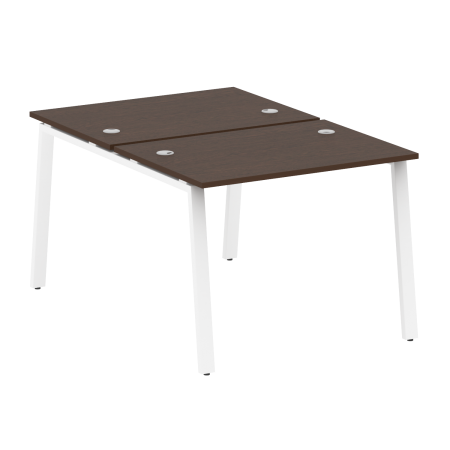 Рабочая станция Metal System Style БА.РАС-СП-2.1 1000x1475x750 (Венге Цаво/Белый металл)