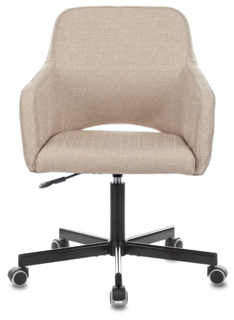 Кресло CH-380M миндальный каппучино 38-402 крестов. металл (Бежевый) Кресло CH-380M миндальный каппучино 38-402 крестов. металл (Бежевый)