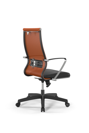 Кресло для руководителя Метта Sit 10 B2-163K - T+Extra /Km00/Wm12/K5cL(M09.B02.G15.W01) (Черный | Оранжевый)
