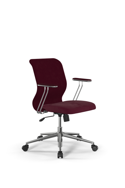 Кресло для руководителя Метта Sit 8 Mr4-4T - Vivaldi /Uh00/Wh12/T4mV-c(M09.B23.G18.W01) (Сливовый)