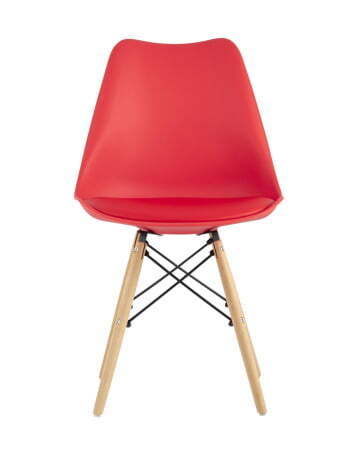 Стул Eames Soft красный (Стул Freames красный) Стул Eames Soft красный (Стул Freames красный)