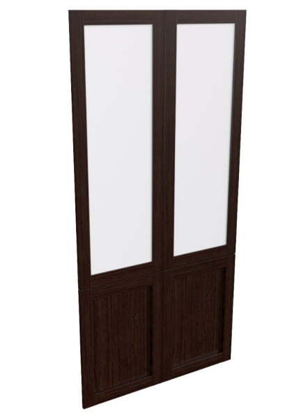 Наполнение шкафа со стеклом Lion 25551 890x19x1910 (Темный орех) Наполнение шкафа со стеклом Lion 25551 890x19x1910 (Темный орех)