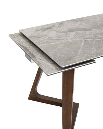 Стол обеденный Артизан раскладной 160-240*90 керамика (Стол обеденный Артизан серый)