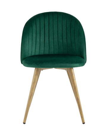 Стул Лион Страйпс велюр зеленый (Стул Лион зеленый)
