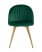 Стул Лион Страйпс велюр зеленый (Стул Лион зеленый)