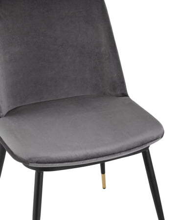 Стул Мелисса велюр темно-серый (Стул Мелисса темно-серый) Стул Мелисса велюр темно-серый (Стул Мелисса темно-серый)