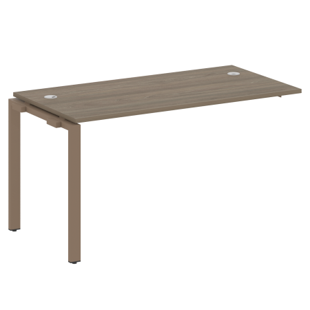 Проходной наборный элемент рабочей станции Metal System Style БП.ПРС-СП-1.3 1400x720x750 (Вяз/Мокко металл)