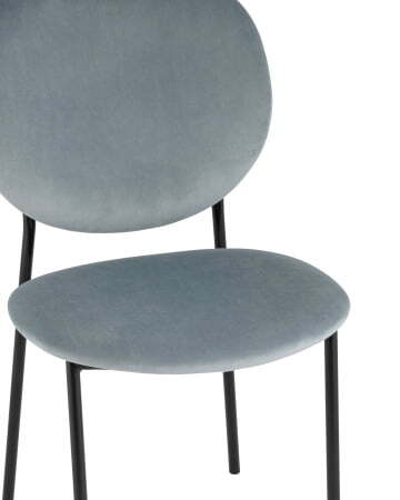 Стул Стенли велюр серый (Стул Стенли серый)