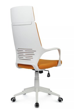 Кресло Iq Rv RCH 8989 Белый/Оранжевый (Белый пластик/Оранжевый) Кресло Iq Rv RCH 8989 Белый/Оранжевый (Белый пластик/Оранжевый)