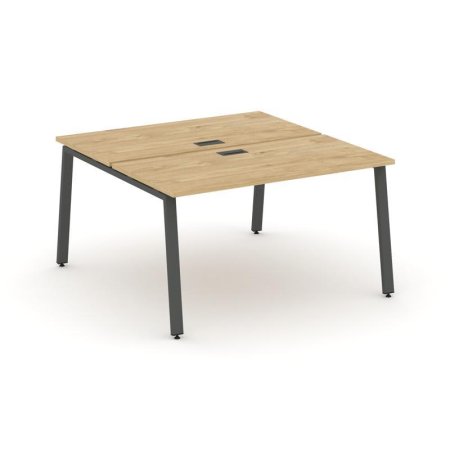 Рабочая станция 2-х сторонняя SN-6A.DRS-002 (1180х1232х750) (Тиквуд Светлый/Металл Антрацит)