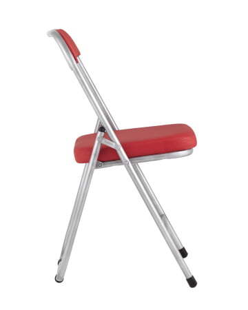 Стул складной ДЖОН металлик, красный (Стул складной Джон красный)