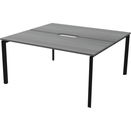 Бенч двойной на 2 рабочих места Аргентум-МП НТМП.П.Б2-120 1200x1496x750 (Лиственница/Антрацит)