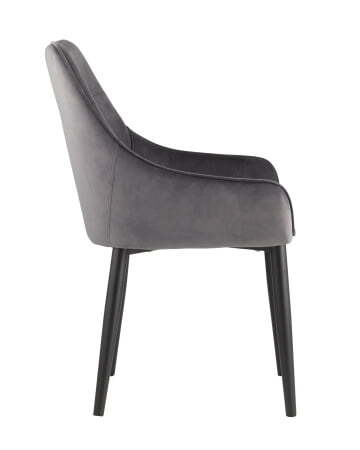 Стул Диана велюр серый (Стул Диана серый)