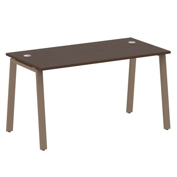 Стол письменный Metal System Style БА.СП-3 1400x720x750 (Венге Цаво/Мокко металл) Стол письменный Metal System Style БА.СП-3 1400x720x750 (Венге Цаво/Мокко металл)