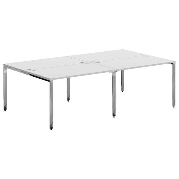 Стол 4-х местный Xten Gloss XGWST 2414.1 2406x1406x750 (Белый)