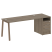 Рабочая станция Metal System Style БА.РС-СТП-1.4 2012x720x750 (Дуб Наварра/Серый металл) Рабочая станция Metal System Style БА.РС-СТП-1.4 2012x720x750 (Дуб Наварра/Серый металл)