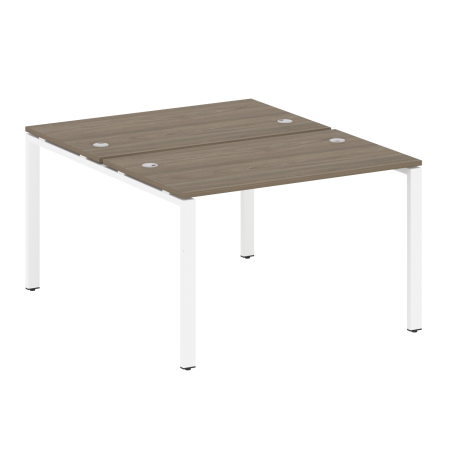 Рабочая станция Metal System Style БП.РАС-СП-2.2 1200x1475x750 (Вяз/Белый металл)