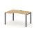 Стол рабочий эргономичный SN-6P.SPA-002(L) (1580х600/980х750) (Тиквуд Светлый/Металл Антрацит) Стол рабочий эргономичный SN-6P.SPA-002(L) (1580х600/980х750) (Тиквуд Светлый/Металл Антрацит)