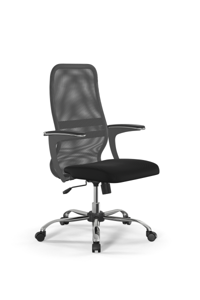 Кресло для руководителя Метта Sit 8 B2-8U - X1+UMF(X1) /Uh00/Wh00/U1mL-b(M09.B21.G20.W01) (Светло-серый | Черный) Кресло для руководителя Метта Sit 8 B2-8U - X1+UMF(X1) /Uh00/Wh00/U1mL-b(M09.B21.G20.W01) (Светло-серый | Черный)