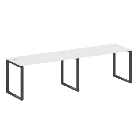 Рабочая станция Metal System Style БО.СМ-2.3 2800x720x750 (Белый/Антрацит металл)
