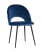 Стул Меган велюр с ромбами синий (Стул Меган синий)