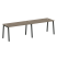 Рабочая станция на 2 рабочих места на А-образном м/к Metal System Style БА.СМ-2.3 2800x720x750 (Дуб наварра/Серый металл)