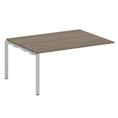 Проходной наборный элемент переговорного стола Metal System Style БП.ППРГ-4 1600x1235x750 (Вяз/Серый металл)