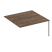Секция стола рабочей станции на металлокаркасе КФ (2х160) Комфорт КФ К.1146-1 1600x1540x750 (Дуб шамони темныйСерый)