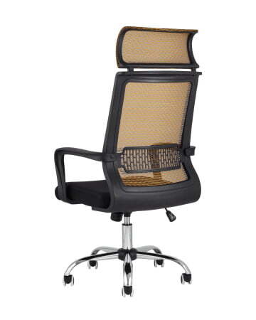 Кресло офисное TopChairs Style оранжевое (Компьютерное кресло Style оранжевый)