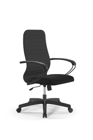 Кресло для руководителя Метта Sit 8 B2-10K - UMF(X1) /Uh02/Wh00/K1bL(M09.B02.G15.W01) (Темно-серый | Черный)