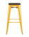 Стул барный TOLIX WOOD желтый (Стул барный Tolix желтый глянцевый)