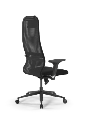 Кресло для руководителя Метта Sit 8 B1-8D - X1+UMF(X1) /Uh00/Wh00/D02P(M09.B11.G19.W02) (Темно-серый | Черный)