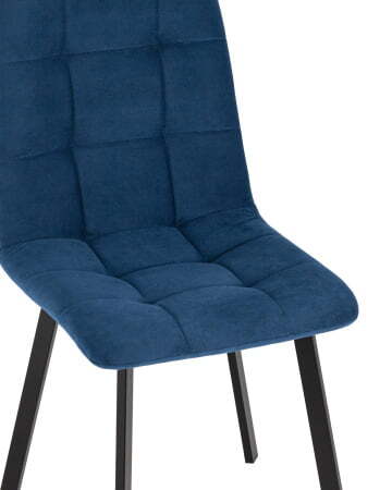 Стул Oliver Square велюр синий (Стул Oliver синий) Стул Oliver Square велюр синий (Стул Oliver синий)