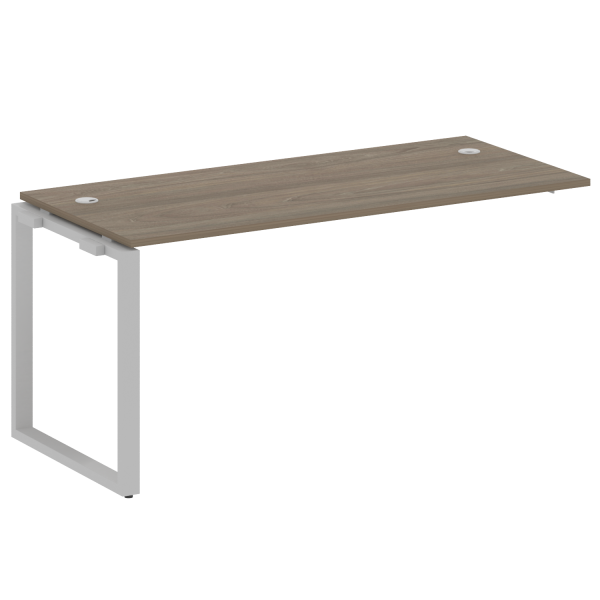 Проходной наборный элемент рабочей станции Metal System Style БО.ПРС-СП-1.4 1600x720x750 (Вяз/Серый металл) Проходной наборный элемент рабочей станции Metal System Style БО.ПРС-СП-1.4 1600x720x750 (Вяз/Серый металл)