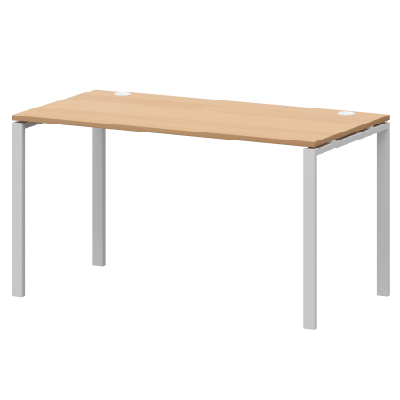 Стол на металлокаркасе Арго-М АМ-005.60 1800x600x760 (Ольха/Белый)