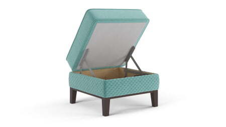 Пуф Monreal 600 (650x650x480) Аквамарин (Аквамарин)