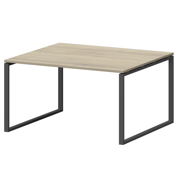 Стол переговорный на металлокаркасе Смарт СМСП-О-14.123.Пр25 1400x1236x750 (Кронберг/Антрацит)