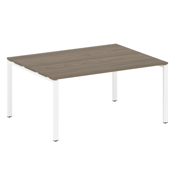 Переговорный стол 1 столешница Metal System Style БП.ПРГ-1.4 1600x1235x750 (Вяз/Белый металл) Переговорный стол 1 столешница Metal System Style БП.ПРГ-1.4 1600x1235x750 (Вяз/Белый металл)