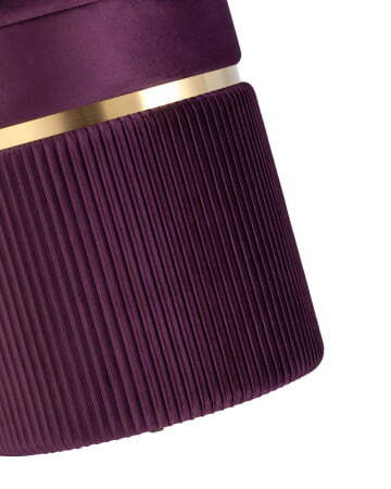 Пуф Миранда с ящиком велюр сливовый (Пуф Миранда сливовый)