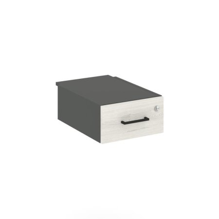 Тумба с 1 ящиком SN.TP-021 (343х453х176) (Антрацит/Дуб Наварра)