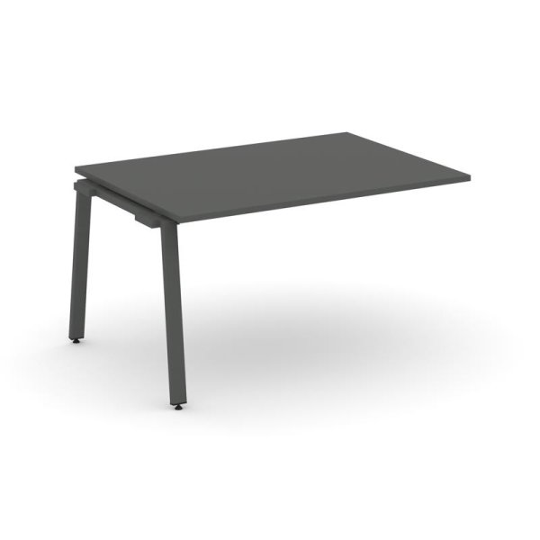 Проходной наборный элемент переговорного стола SN-6A.NSPRG-004.3 (1580х980х750) (Антрацит/Металл Антрацит)