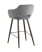 Стул барный Саймон велюр тёмно-серый для сайта (Стул барный Саймон темно-серый)