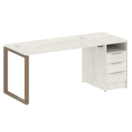 Рабочая станция Metal System Style БО.РС-СТП1.3 1812x720x750 (Дуб Наварра/Мокко металл)